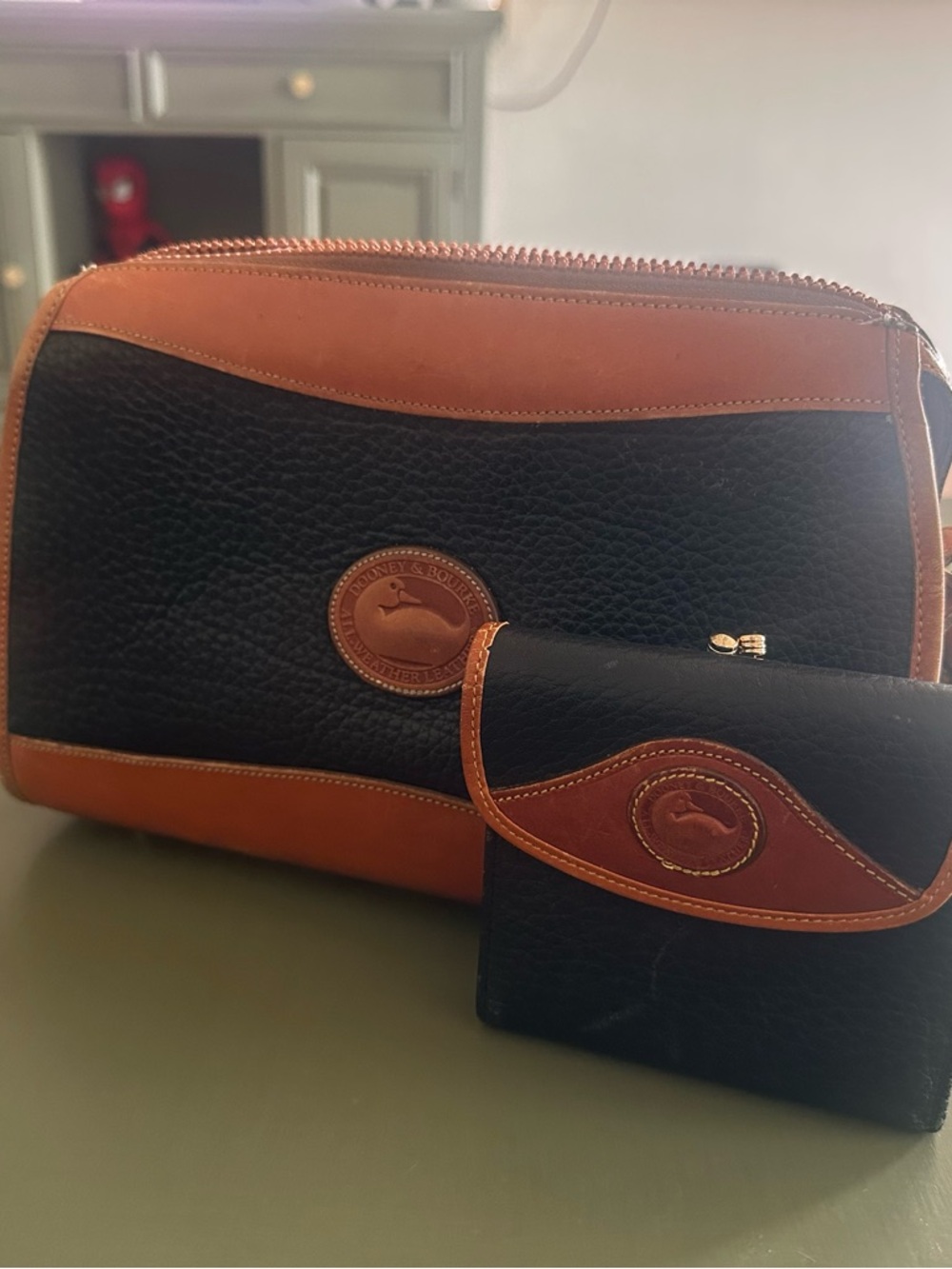 Vintage Dooney & Bourke crossbody and wallet